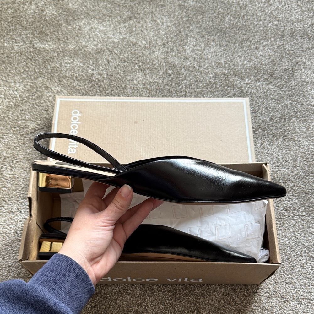 Dolce Vita Black Women's Flats byanca - Picture 1 of 5